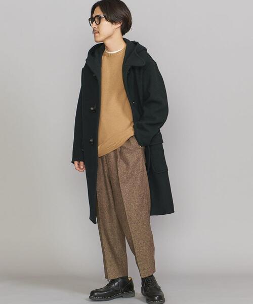 BEAUTY&YOUTH UNITED ARROWS（ビューティーアンドユースユナイテッドアローズ）の「BY ダブル メルトン ダッフル コート（ダッフルコート・メンズ・ダークグリーン/ベージュ/ネイビー・S/M/L/XL）」の21枚目の写真