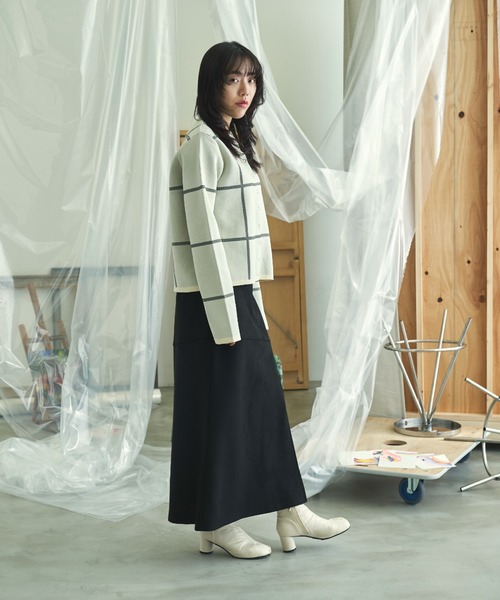 VACANCY（ヴァカンシー）の「アソート柄ニットカーディガン（カーディガン/ボレロ・レディース・ブラック/オレンジ/ブルー/アイボリー・FREE）」の13枚目の写真