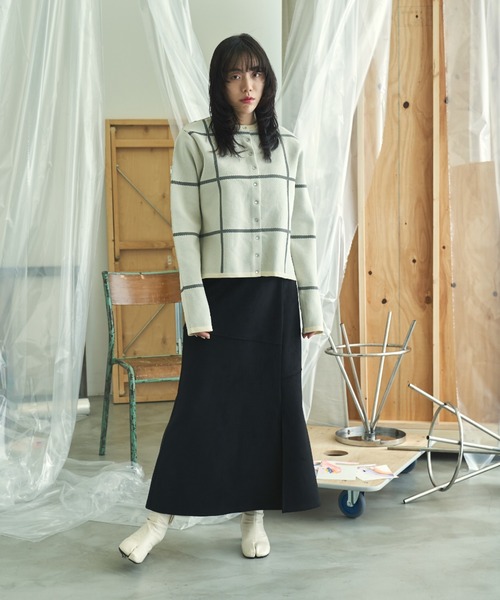 VACANCY（ヴァカンシー）の「アソート柄ニットカーディガン（カーディガン/ボレロ・レディース・ブラック/オレンジ/ブルー/アイボリー・FREE）」の11枚目の写真