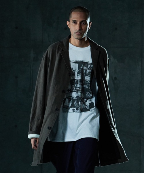 VIRGOwearworks（ヴァルゴウェアワークス）の「MILITARY HEMP COAT（チェスターコート・メンズ・ブルー/カーキ/ブラック・2/4/3）」の8枚目の写真