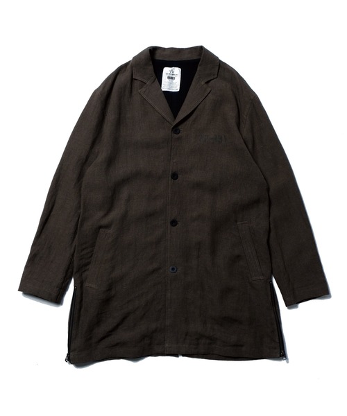 VIRGOwearworks（ヴァルゴウェアワークス）の「MILITARY HEMP COAT（チェスターコート・メンズ・ブルー/カーキ/ブラック・2/4/3）」の20枚目の写真