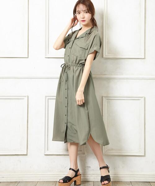 セール ブランド古着 シャツワンピース シャツワンピース Allamanda アラマンダ のファッション通販 Zozoused