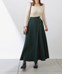 COLONY 2139 | アシメウエストベルト付フレアスカート(スカート)