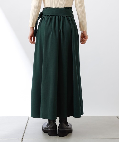 COLONY 2139（コロニートゥーワンスリーナイン）の「アシメウエストベルト付フレアスカート（スカート・レディース・モカ/ブラウン/グリーン・FREE）」の15枚目の写真