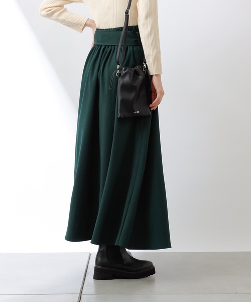 COLONY 2139（コロニートゥーワンスリーナイン）の「アシメウエストベルト付フレアスカート（スカート・レディース・モカ/ブラウン/グリーン・FREE）」の17枚目の写真