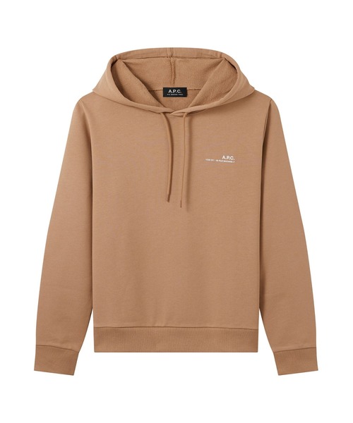 A.P.C.（アーペーセー）の「HOODIE ITEM F-R 22PC（パーカー・レディース・ブラック/ベージュ・M/S/L）」の2枚目の写真