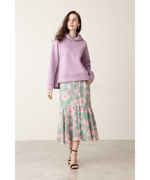 PINKY&DIANNE(ピンキーアンドダイアン)の「◆バックスピンドルダンボールパーカー(パーカー・レディース・ホワイト系その他2/パープル系その他・38)」の21枚目の写真