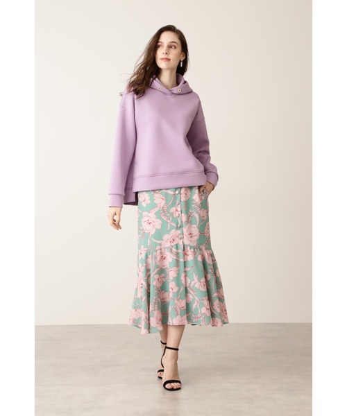 PINKY&DIANNE(ピンキーアンドダイアン)の「◆バックスピンドルダンボールパーカー(パーカー・レディース・ホワイト系その他2/パープル系その他・38)」の6枚目の写真