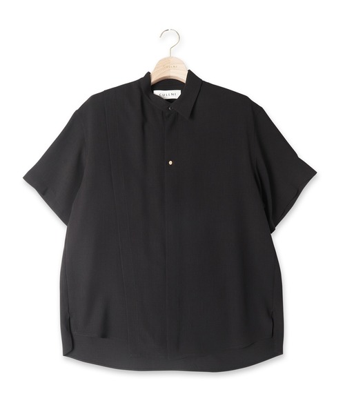 CULLNI（クルニ）の「22-SS-028　アシンメトリーカラーシャツ（シャツ/ブラウス・メンズ・グレイッシュベージュ/ブルー/パープル/ブラック/カーキ・1/2/0）」の13枚目の写真