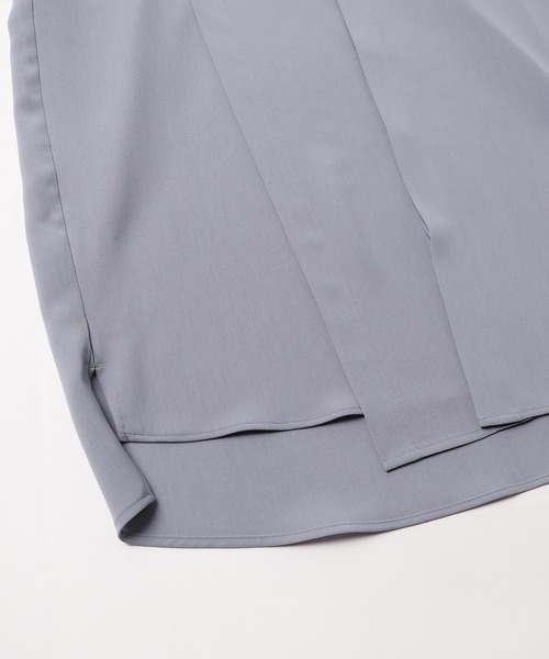 CULLNI（クルニ）の「22-SS-028　アシンメトリーカラーシャツ（シャツ/ブラウス・メンズ・グレイッシュベージュ/ブルー/パープル/ブラック/カーキ・1/2/0）」の19枚目の写真