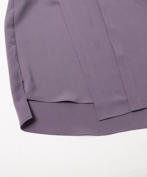 CULLNI クルニ ボウタイシャツ サイズ1 パープル 紫 CULLNI（クルニ）の「STUDIOUS別注 BOWTIE SHIRTS（シャツ