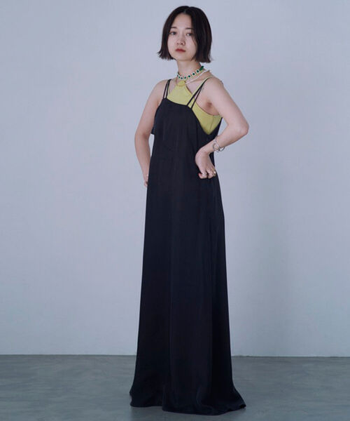 Ray BEAMS（レイビームス）の「Ray BEAMS / バイカラー スクエア ビーズ ネックレス（ネックレス・レディース・グリーン/ブラック・ONE SIZE）」の6枚目の写真