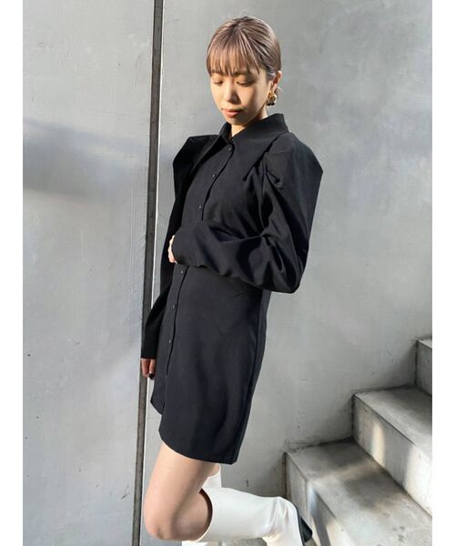 新販売店 ワンピース Emoda エモダ のワンピース ビッグカラーシャツワンピース をセール価格で購入できます Emoda ワンピース ドレスビッグカラーシャツワンピース 流行商品