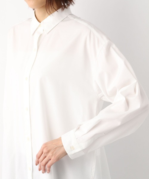 GLOBAL WORK（グローバルワーク）の「365日マイスタイルシャツ/258257（シャツ/ブラウス・レディース・オフホワイト/ブルー/ラベンダー/ブラック系その他/グリーン系その他/ブルー系その他/イエロー系その他/オレンジ系その他・MEDIUM/X-LARGE）」の20枚目の写真