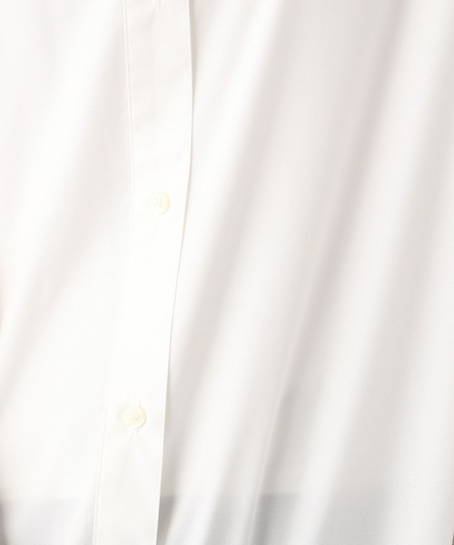 GLOBAL WORK（グローバルワーク）の「365日マイスタイルシャツ/258257（シャツ/ブラウス・レディース・オフホワイト/ブルー/ラベンダー/ブラック系その他/グリーン系その他/ブルー系その他/イエロー系その他/オレンジ系その他・MEDIUM/X-LARGE）」の17枚目の写真