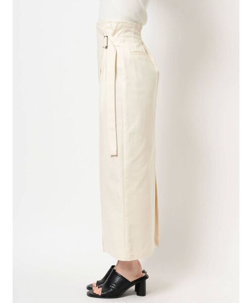 MURUA(ムルーア)の「アシメラップスカート(スカート・レディース・ブラック/アイボリー/モカ・1/2)」の11枚目の写真