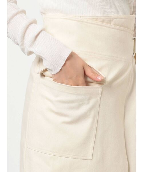 MURUA(ムルーア)の「アシメラップスカート(スカート・レディース・ブラック/アイボリー/モカ・1/2)」の17枚目の写真