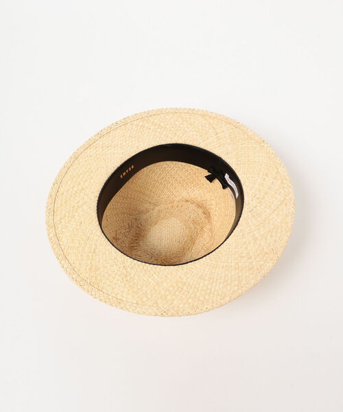 BEAMS（ビームス）の「BEAMS / ストロー ハット（ハット・メンズ・ブラック/オフホワイト・ONE SIZE）」の6枚目の写真