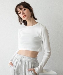 JEANASIS | リブクロップドLST/266772(Tシャツ/カットソー)