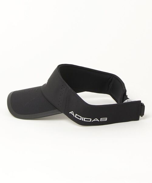 adidas（アディダス）の「軽量 レーザーパンチング バイザー【adidas Golf/アディダスゴルフ】（サンバイザー・メンズ・ブラック/ホワイト・LARGE）」の12枚目の写真