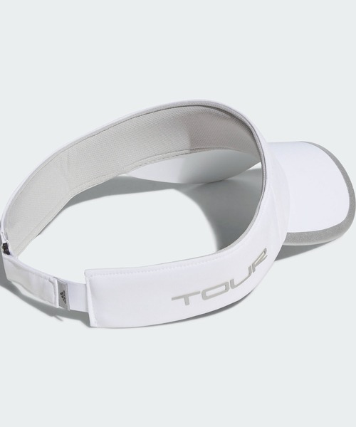 adidas（アディダス）の「軽量 レーザーパンチング バイザー【adidas Golf/アディダスゴルフ】（サンバイザー・メンズ・ブラック/ホワイト・LARGE）」の5枚目の写真