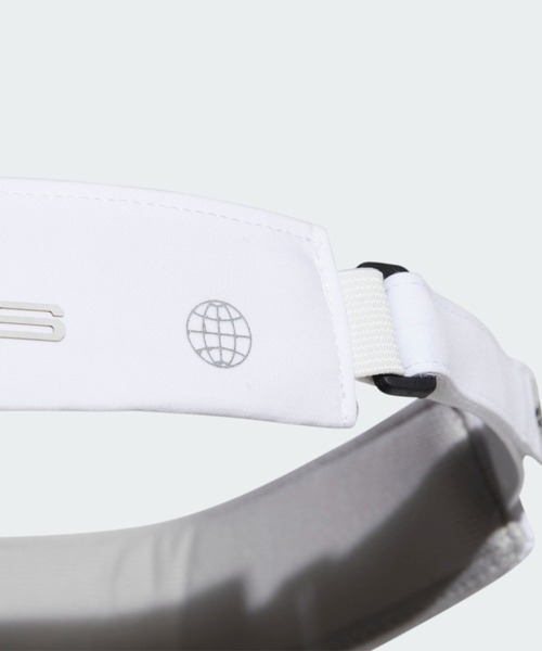 adidas（アディダス）の「軽量 レーザーパンチング バイザー【adidas Golf/アディダスゴルフ】（サンバイザー・メンズ・ブラック/ホワイト・LARGE）」の11枚目の写真