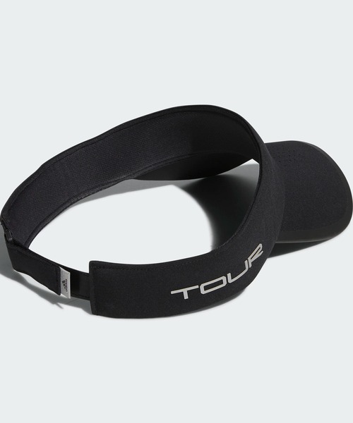 adidas（アディダス）の「軽量 レーザーパンチング バイザー【adidas Golf/アディダスゴルフ】（サンバイザー・メンズ・ブラック/ホワイト・LARGE）」の8枚目の写真