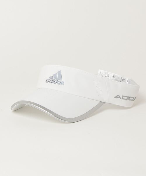 adidas（アディダス）の「軽量 レーザーパンチング バイザー【adidas Golf/アディダスゴルフ】（サンバイザー・メンズ・ブラック/ホワイト・LARGE）」の7枚目の写真