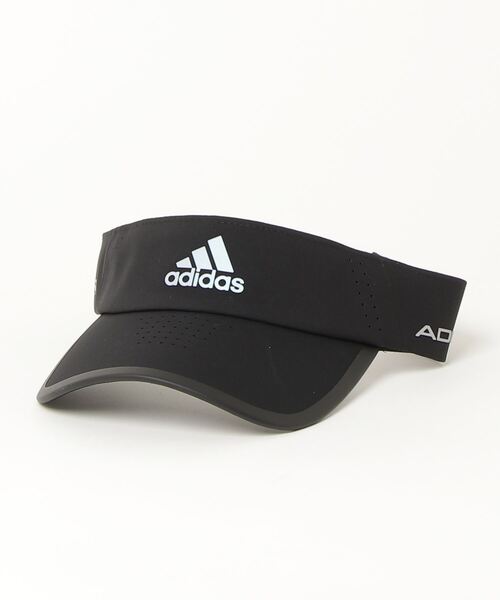 adidas（アディダス）の「軽量 レーザーパンチング バイザー【adidas Golf/アディダスゴルフ】（サンバイザー・メンズ・ブラック/ホワイト・LARGE）」の9枚目の写真