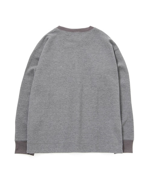 ADAM ET ROPE'(アダムエロペ)の「ハニカムダンボールCNPO(Tシャツ/カットソー・メンズ・グレー/ブルー系その他6/ダークブラウン・L/M)」の11枚目の写真