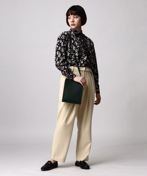 tk.TAKEO KIKUCHI(ティーケータケオキクチ)の「◆スクエアボックスショルダーバッグ(ショルダーバッグ・レディース・ブラック系/ブラック系8/ダークグリーン系/ブラック/ベージュ・00)」の16枚目の写真