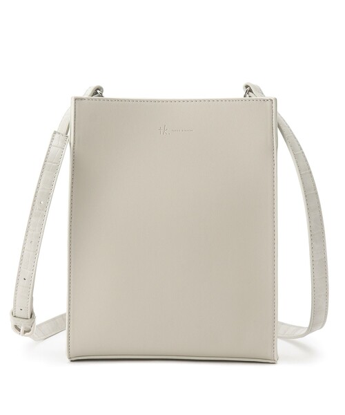 tk.TAKEO KIKUCHI(ティーケータケオキクチ)の「◆スクエアボックスショルダーバッグ(ショルダーバッグ・レディース・ブラック系/ブラック系8/ダークグリーン系/ブラック/ベージュ・00)」の7枚目の写真