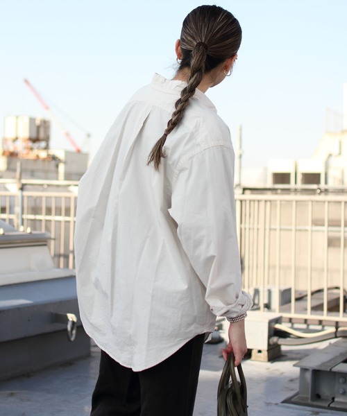 THE SHINZONE(ザ シンゾーン)の「THE SHINZONE/シンゾーン タイプライター ダディシャツ DADDY SHIRTS(シャツ/ブラウス・レディース・ナチュラル/ピンク/ブルー/パープル・FREE)」の18枚目の写真