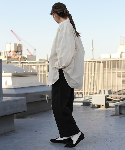 THE SHINZONE(ザ シンゾーン)の「THE SHINZONE/シンゾーン タイプライター ダディシャツ DADDY SHIRTS(シャツ/ブラウス・レディース・ナチュラル/ピンク/ブルー/パープル・FREE)」の21枚目の写真