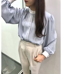 INGNI | バイカラートロミ／ブラウス(シャツ/ブラウス)