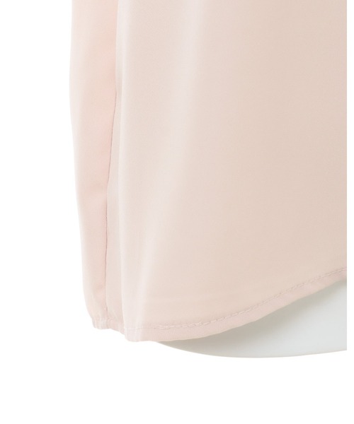 INGNI（イング）の「バイカラートロミ／ブラウス（シャツ/ブラウス・レディース・ホワイト×ブラック/ホワイト系8/サックスブルー系/ピンク系9・M）」の9枚目の写真