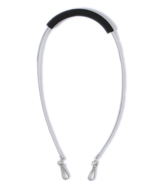 NaNa-NaNa(ナナナナ)の「nana-nana/ナナナナ SNAKE CHAIN SILICONE STRAP バッグチェーン スネークチェーン(ショルダーバッグ・メンズ・シルバー・FREE)」の1枚目の写真