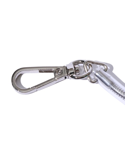 NaNa-NaNa(ナナナナ)の「nana-nana/ナナナナ SNAKE CHAIN SILICONE STRAP バッグチェーン スネークチェーン(ショルダーバッグ・メンズ・シルバー・FREE)」の6枚目の写真