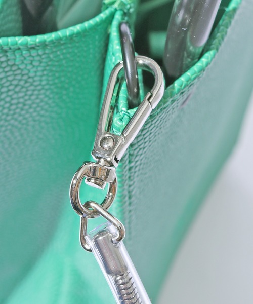 NaNa-NaNa(ナナナナ)の「nana-nana/ナナナナ SNAKE CHAIN SILICONE STRAP バッグチェーン スネークチェーン(ショルダーバッグ・メンズ・シルバー・FREE)」の7枚目の写真