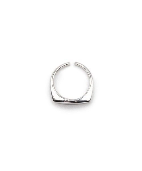 Blanche(ブランシュ)の「Blanche ブランシュ ダイヤモンドシェイブトップフラットピンキーリング Croix (クロワ) SILVER(リング・レディース・シルバー・#5/#6/#4/#3)」の3枚目の写真