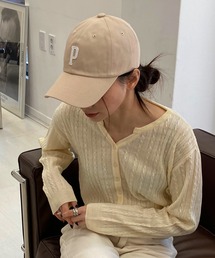 シンプルロゴPボールキャップ