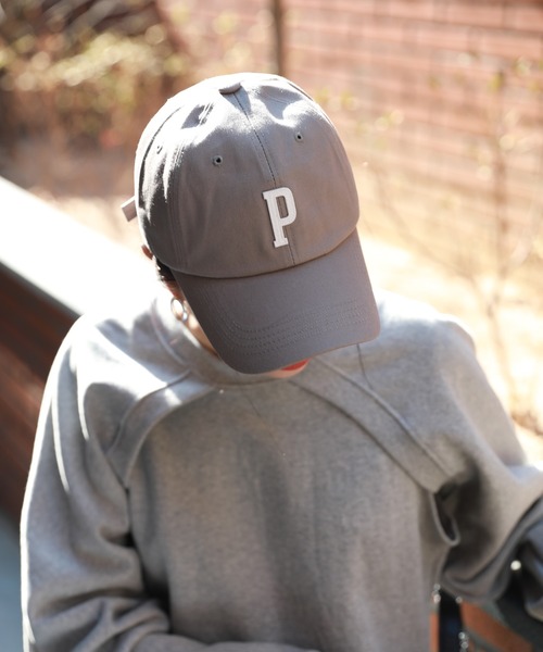 by muni:r（バイ ムニール）の「シンプルロゴPボールキャップ（キャップ・レディース・ブラック/ネイビー/グレー/ピンクベージュ・ONE SIZE）」の22枚目の写真