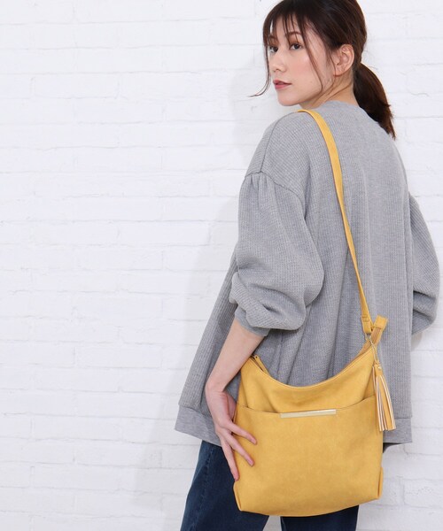 SHOO・LA・RUE（シューラルー）の「◆ワッフル前釦付きカーディガン（カーディガン/ボレロ・レディース・ライトグレー/グリーン/ライトベージュ・00）」の18枚目の写真