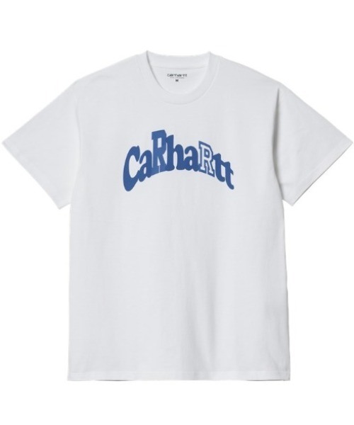 Carhartt WIP（カーハートダブリューアイピー）の「Carhartt WIP/カーハート ダブリューアイピー オーバーサイズ Tシャツ I030213（Tシャツ/カットソー・メンズ・ホワイト/ネイビー/グリーン・M/L/XL/S/XS）」の2枚目の写真