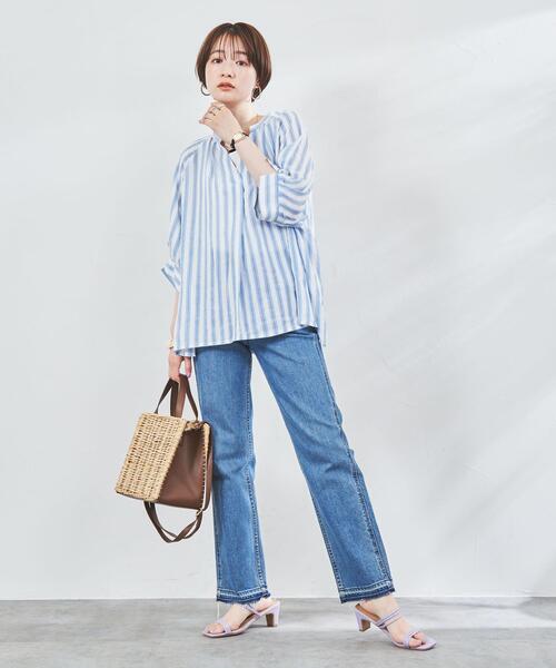 coen（コーエン）の「ヤナギスクエアショルダーバッグ（かごバッグ・レディース・ブラック/ブラウン・FREE）」の19枚目の写真