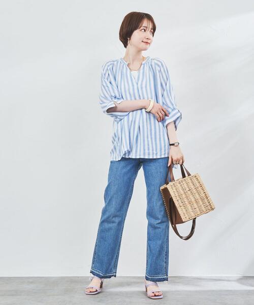 coen（コーエン）の「ヤナギスクエアショルダーバッグ（かごバッグ・レディース・ブラック/ブラウン・FREE）」の15枚目の写真