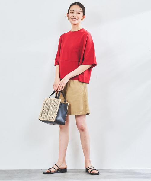 coen（コーエン）の「ヤナギスクエアショルダーバッグ（かごバッグ・レディース・ブラック/ブラウン・FREE）」の7枚目の写真