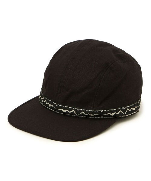 MANASTASH(マナスタッシュ)の「MANASTASH/マナスタッシュ MH-RIP CAP MHリップキャップ(キャップ・メンズ・ブラック/ナチュラル/カラフル・FREE)」の2枚目の写真