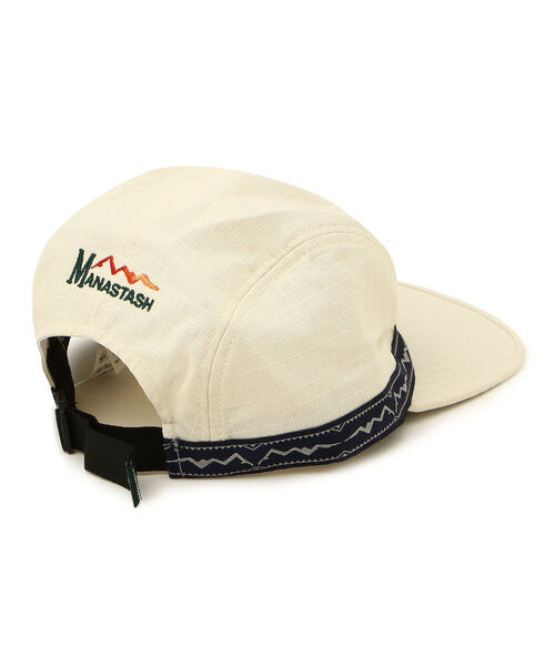 MANASTASH(マナスタッシュ)の「MANASTASH/マナスタッシュ MH-RIP CAP MHリップキャップ(キャップ・メンズ・ブラック/ナチュラル/カラフル・FREE)」の5枚目の写真