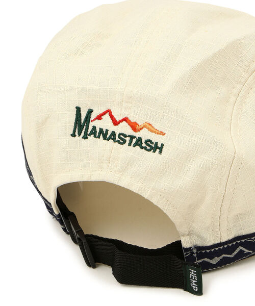 MANASTASH(マナスタッシュ)の「MANASTASH/マナスタッシュ MH-RIP CAP MHリップキャップ(キャップ・メンズ・ブラック/ナチュラル/カラフル・FREE)」の9枚目の写真